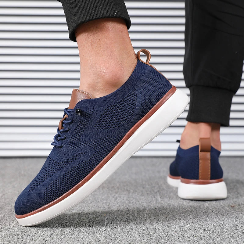 Męskie sneakersy o sportowo-eleganckim wyglądzie